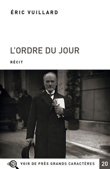 L'ordre du jour : récit