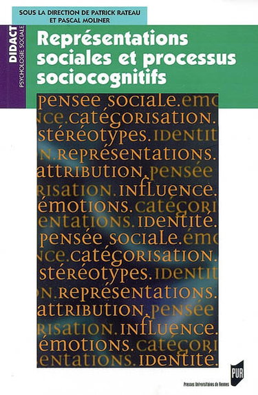 Couverture de Représentations sociales et processus sociocognitifs