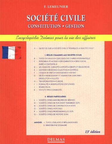 Société civile : comment constituer et gérer une société civile