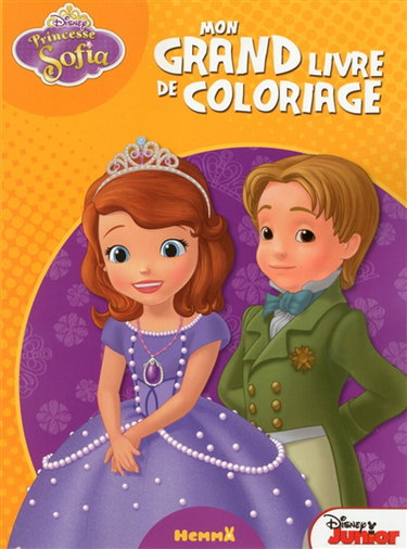 Couverture de Princesse Sofia : mon grand livre de coloriage par Walt Disney company