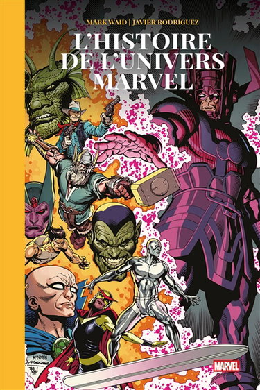Couverture de L'histoire de l'univers Marvel