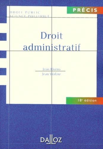 Droit administratif, 18e édition