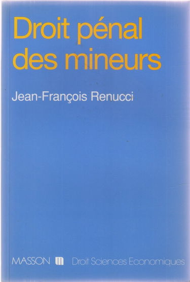 Droit pénal des mineurs