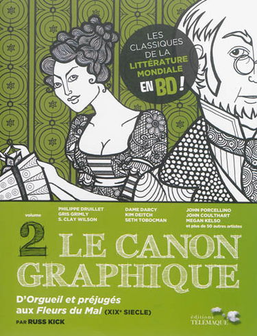 Le canon graphique. Vol. 2. D'Orgueil et préjugés aux Fleurs du mal (XIXe siècle)