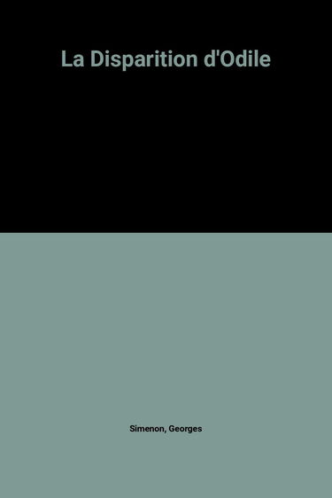 La Disparition d'Odile