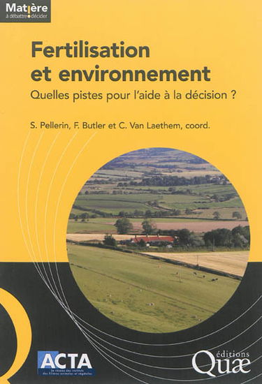 Fertilisation et environnement : quelles pistes pour l'aide à la décision ?