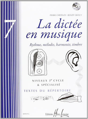 La dictee en musique vol.7 - 3eme cycle + cd