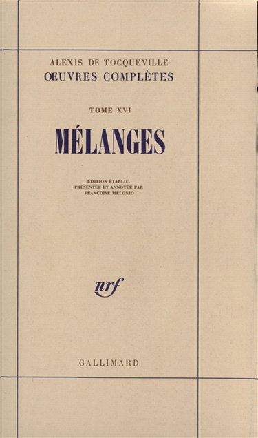 Oeuvres complètes. Vol. 5. Mélanges