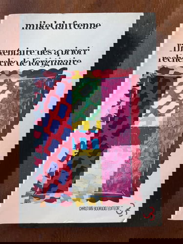 L'inventaire des a priori : recherche de l'originaire