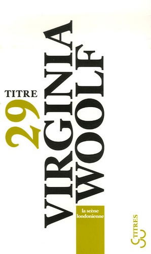 La scène londonienne