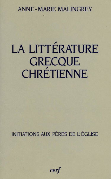 La littérature grecque chrétienne