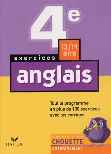 Chouette Entraînement : Anglais, 4e - 13-14 ans (+ corrigés)