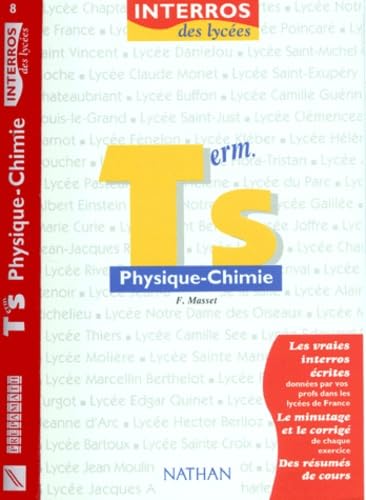 Physique, chimie terminale S