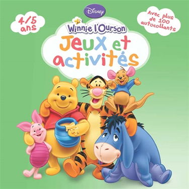 Winnie l'ourson, jeux et activités, 4-5 ans