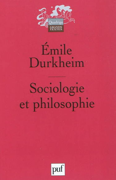 Sociologie et philosophie