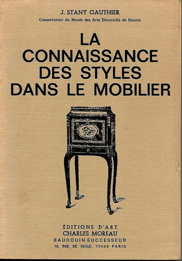 Couverture de La Connaissance des styles dans le mobilier