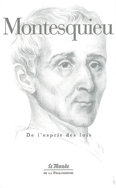 Couverture de De l'esprit des lois