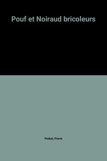 Pouf et Noiraud bricoleurs