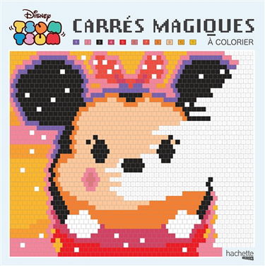 Tsum Tsum : carrés magiques à colorier