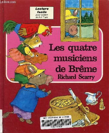 Couverture de LES QUATRE MUSICIENS DE BREME - LECTURE FACILE POUR ENFANTS DE 6 ET 7 ANS.