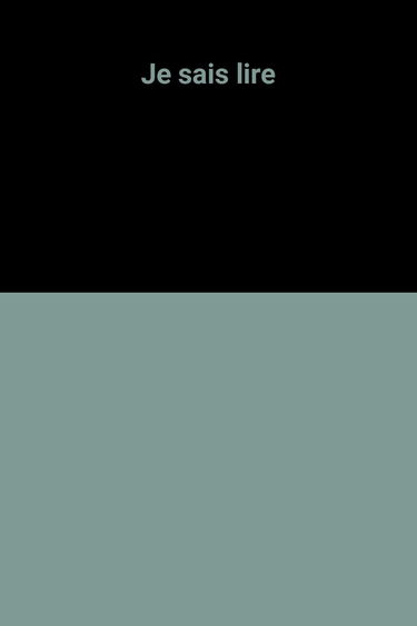 Je sais lire