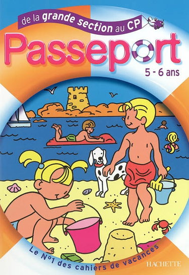Couverture de Passeport de la grande section au CP, 5-6 ans : pour bien préparer sa rentrée au CP