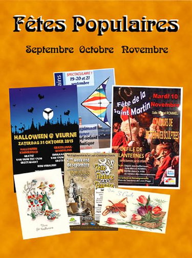 Couverture de FETES POPULAIRES: septembre, octobre, novembre