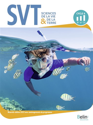 Couverture de SVT, sciences de la vie & de la Terre, cycle 4, 5e, 4e, 3e : 2022