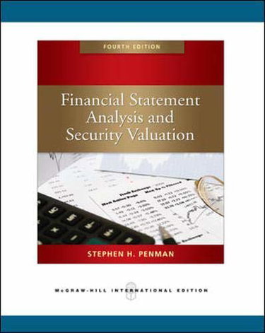 Couverture de Financial Statement Analysis and Security Valuation
