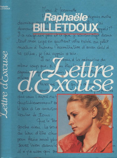 Couverture de Lettre d'excuse