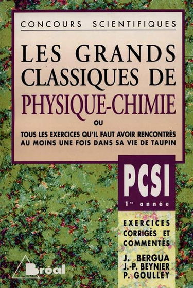 Physique-chimie : PCSI 1re année