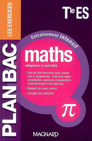 Maths obligatoire et spécialité, terminale ES : entraînement intensif