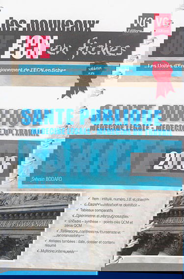 Santé publique, médecine légale, médecine du travail : 2016