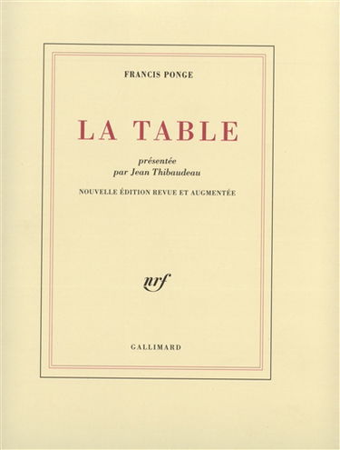 La table