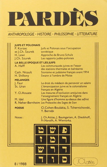 Pardes numéro 8 : Juifs et Polonais