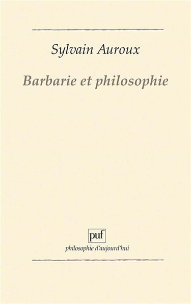 Barbarie et philosophie
