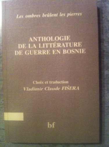 Couverture de Les ombres brûlent les pierres : Anthologie de la littérature de guerre en Bosnie