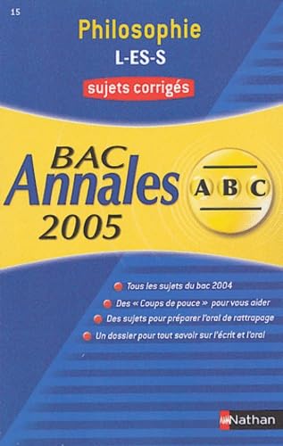 Philo L, ES, S : corrigés