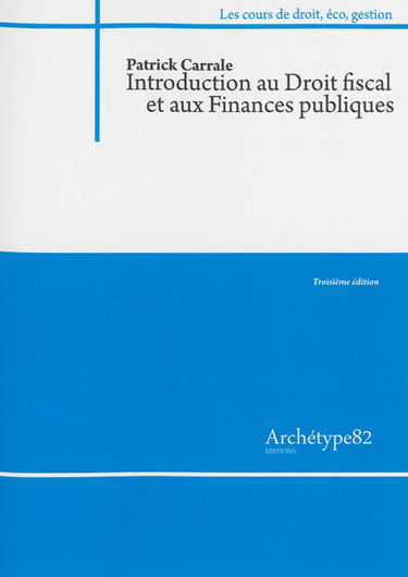 Introduction au droit fiscal et aux finances publiques : 2013-2014