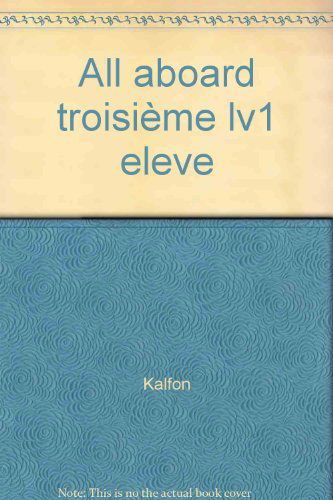 All aboard 3e LV1 - class book