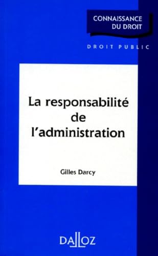 La responsabilité de l'administration