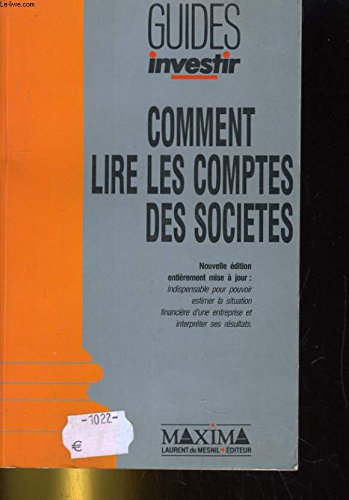 Comment lire les comptes des sociétés