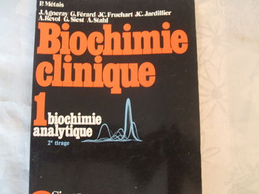 Metais Biochimie Clinique Tome 1