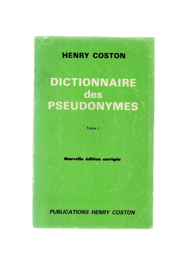 Dictionnaire des pseudonymes