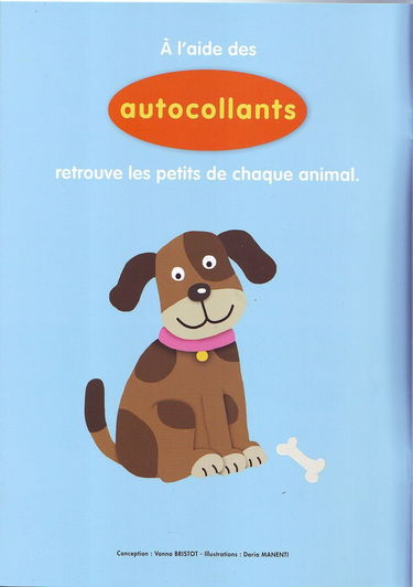 Autocollants les Petits des Animaux : le Cheval - Dès 3 ans