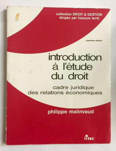 Introduction à l'étude du droit : Cadre juridique des relations économiques (Collection Droit et gestion)