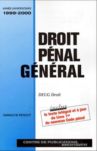 Droit pénal général