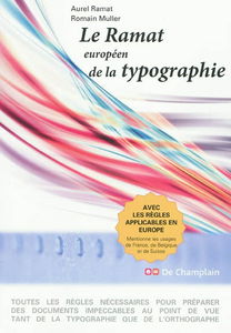 Le Ramat européen de la typographie