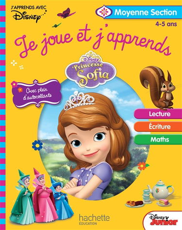 Princesse Sofia : je joue et j'apprends, moyenne section, 4-5 ans