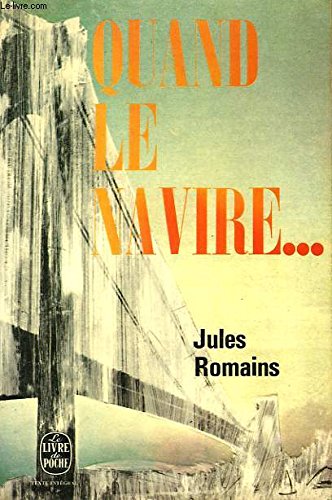 Couverture de Quand le navire... par Jules Romains